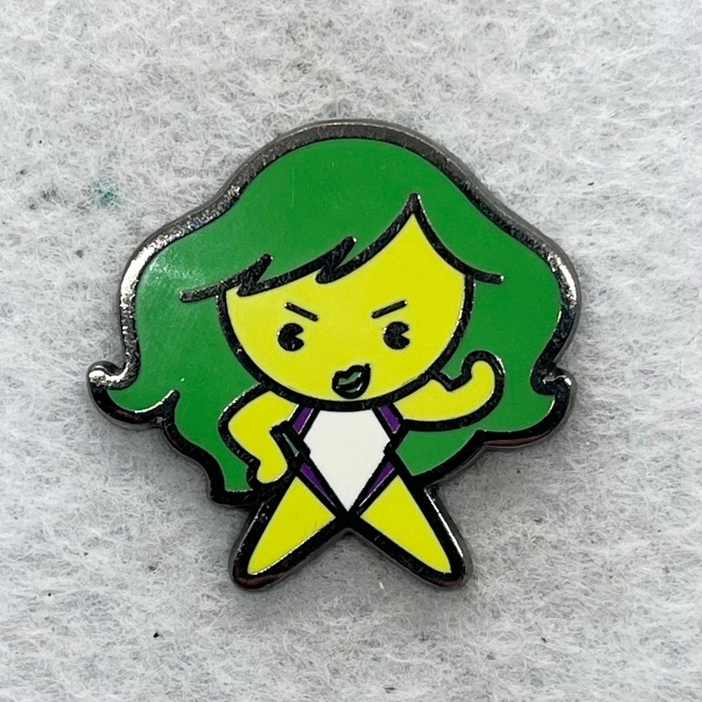 🔮 5/$25 Disney Marvel Kawaii Art She Hulk Pin